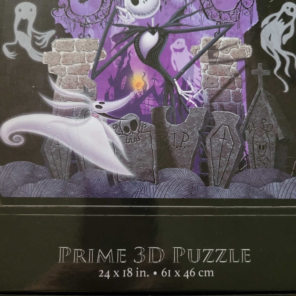 Disney Tim Burton's The Nightmare Before Christmas 3D puzzle,new - Picture 3 of 5